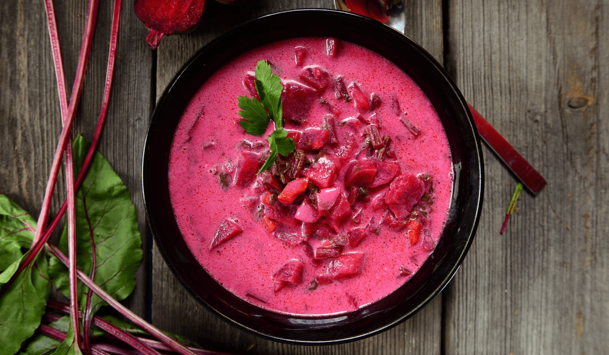 Buntes Rezept für Rote Bete-Meerrettich Suppe