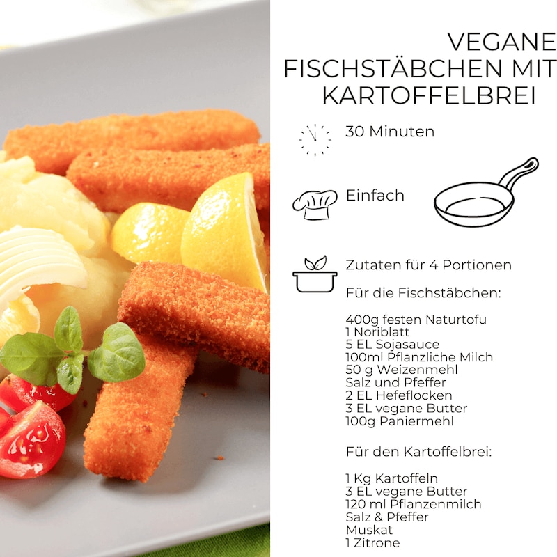 vegane Fischstäbchen Rezept