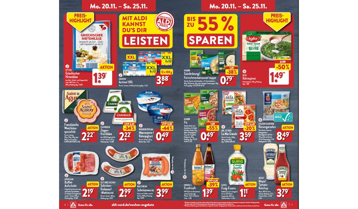 ALDI Nord Angebote KW 47 : 23