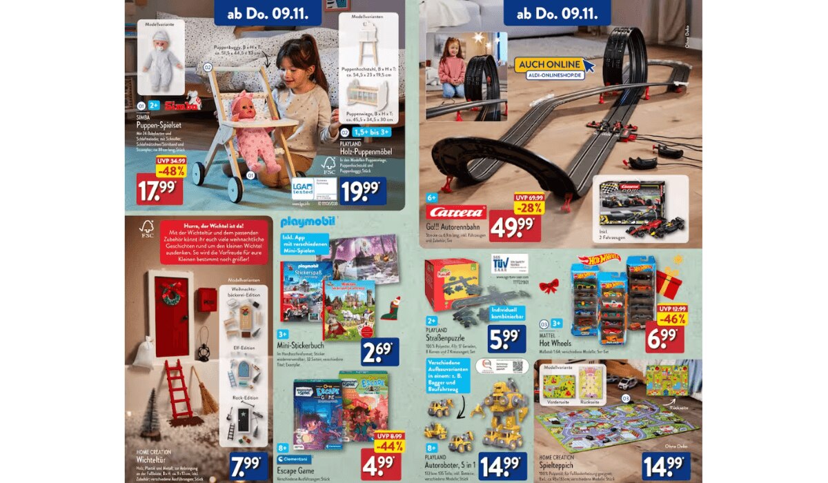 ALDI Nord Prospekt mit Geschenkideen zu Weihnachten