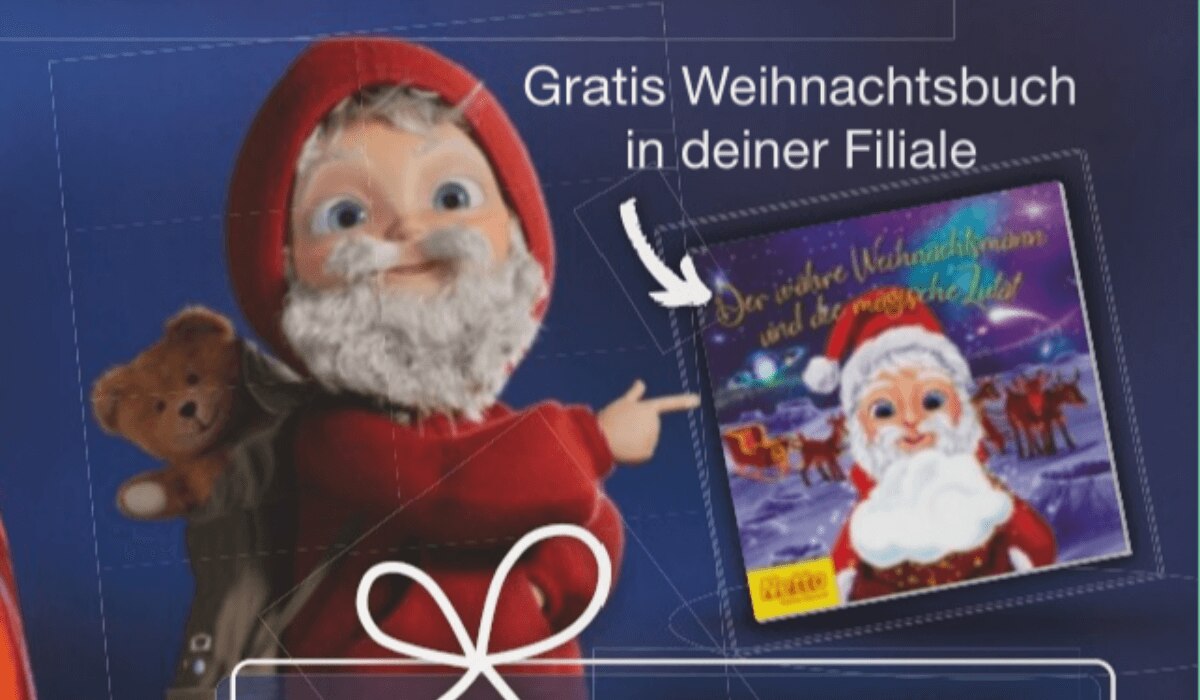 Gratis Weihnachtsbuch im Prospekt von Netto Marken-Discount