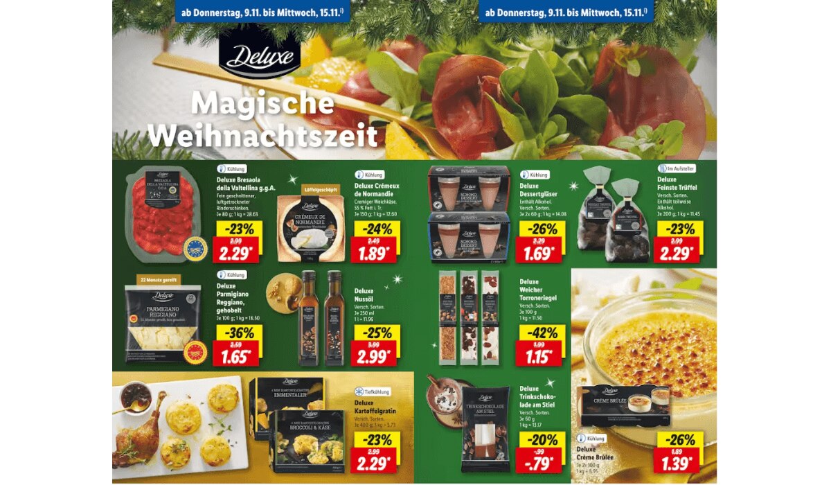 Lidl Prospekt Weihnachtsessen