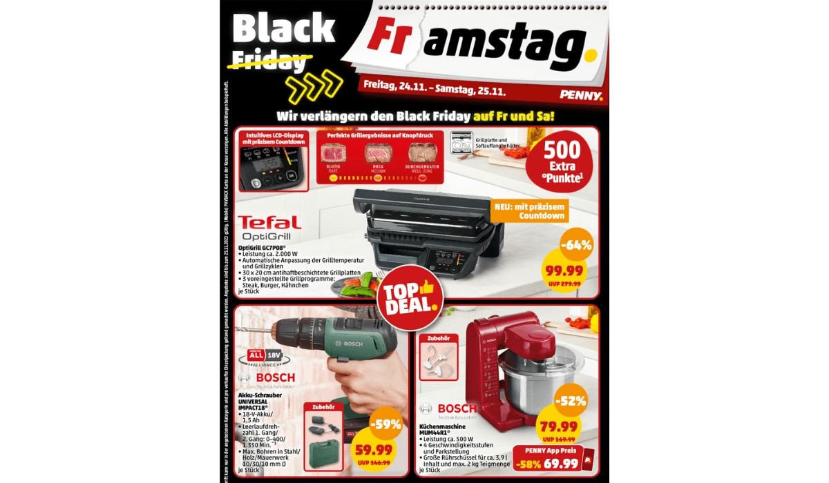 Penny Black Friday Angebote 2023