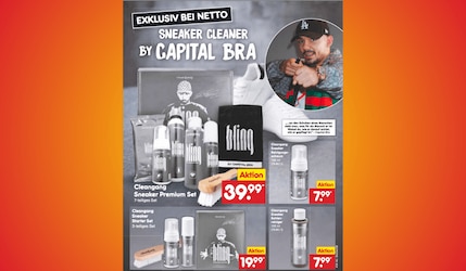 Netto Marken-Discount Sneaker Cleaner von Capital Bra