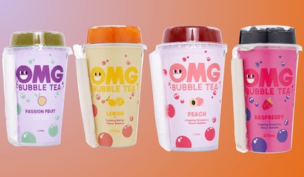 OMG Bubble Tea: Bunte Erfrischung in vier Sorten