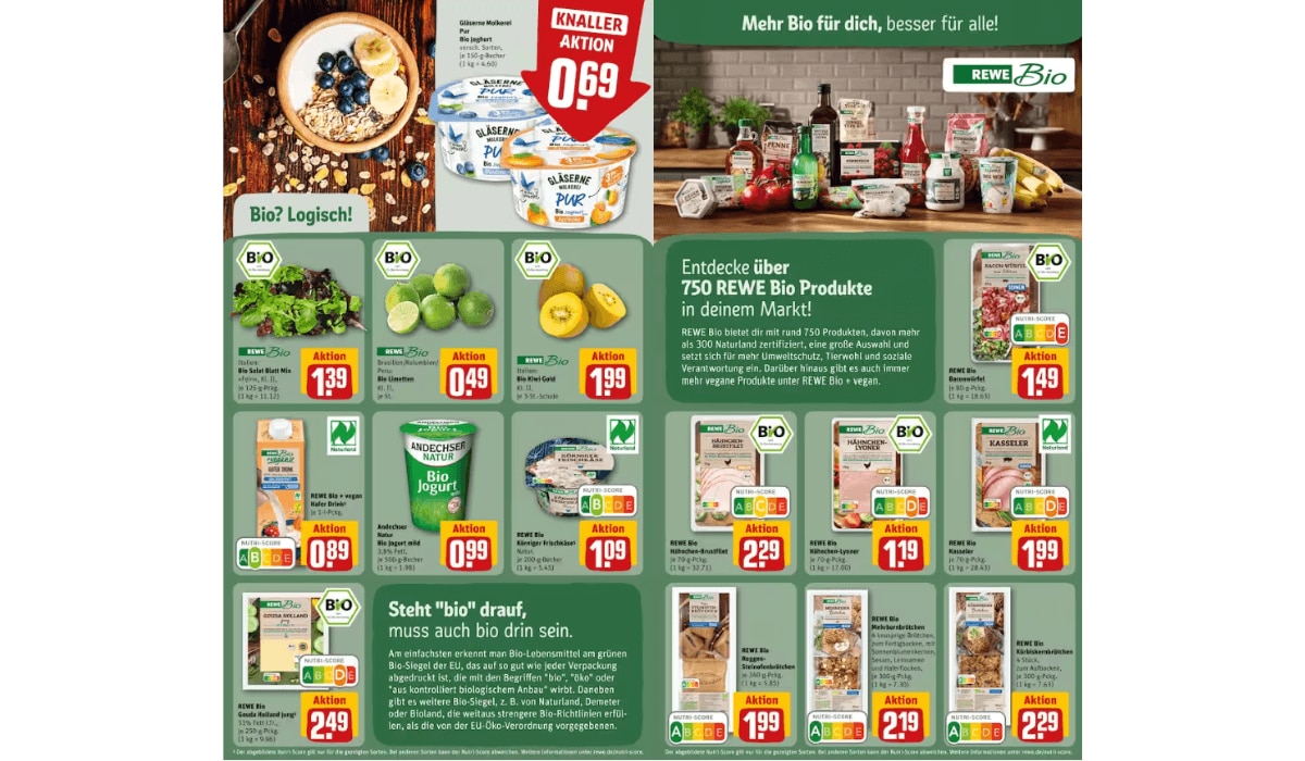 REWE Prospekt: Bio-Angebote