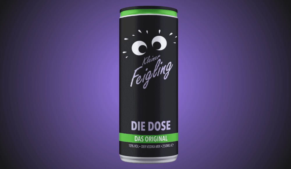 Kleiner Feigling: Neuer Trinkgenuss aus der Dose!