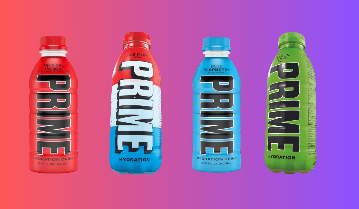 Prime Hydration Drinks 4 Sorten