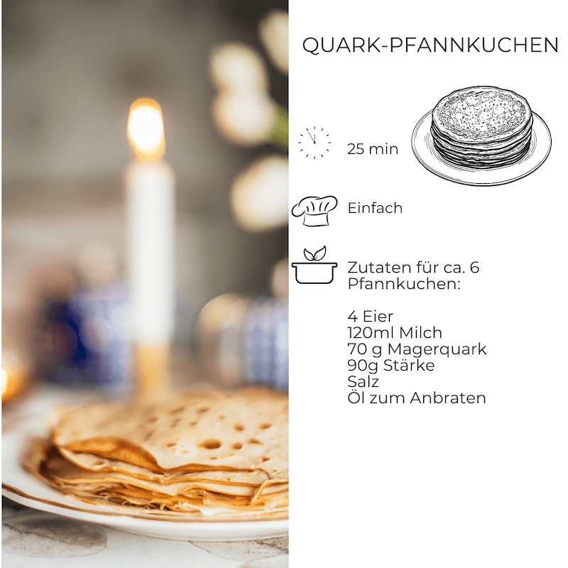 Quark-Pfannkuchen