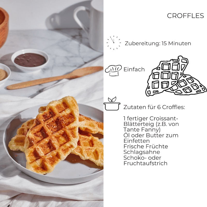 croffle rezept 