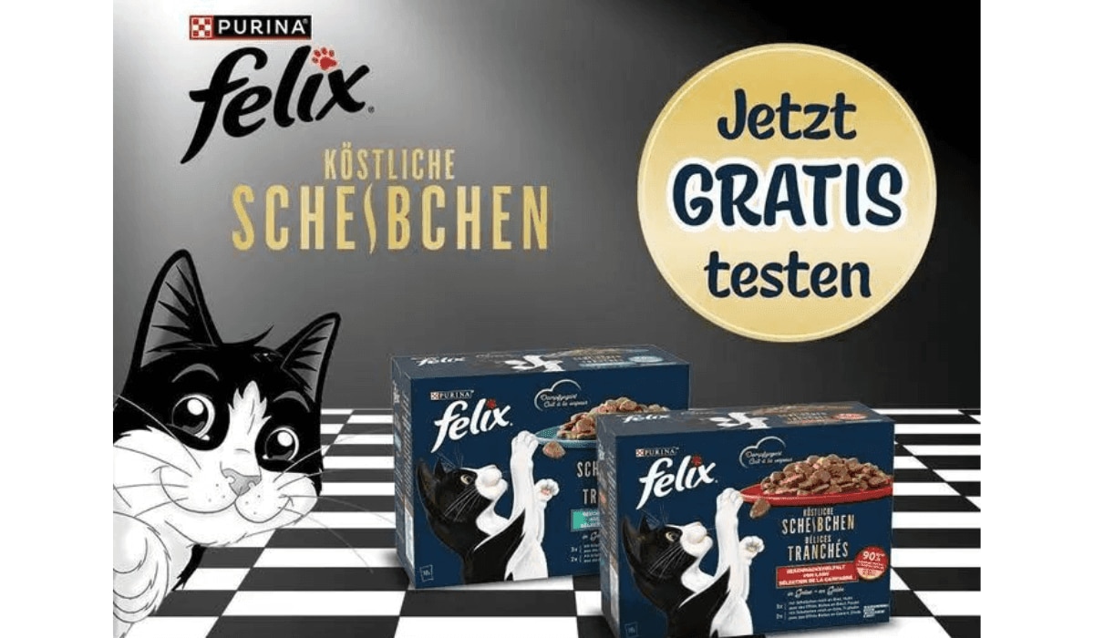 Felix Katzenfutter jetzt gratis testen mit kaufDA