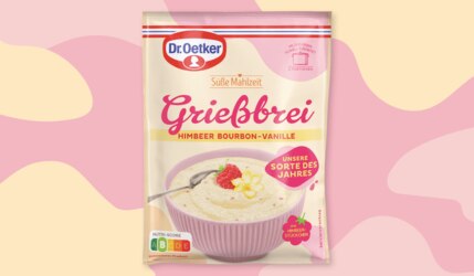 Grießbrei Himbeer Bourbon-Vanille: Sorte des Jahres von Dr. Oetker