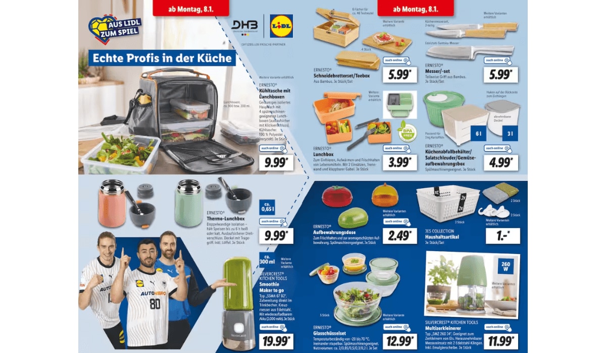 Küchenhelfer im Lidl-Prospekt