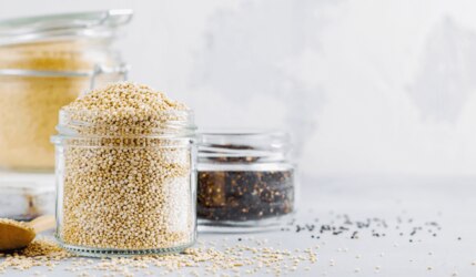 verschiedene Sorten von Quinoa