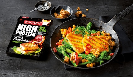 RÜCKER: High Protein Grill- und Pfannenkäse