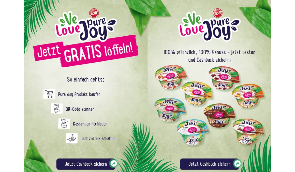Zott Cashback Aktion Erklärung