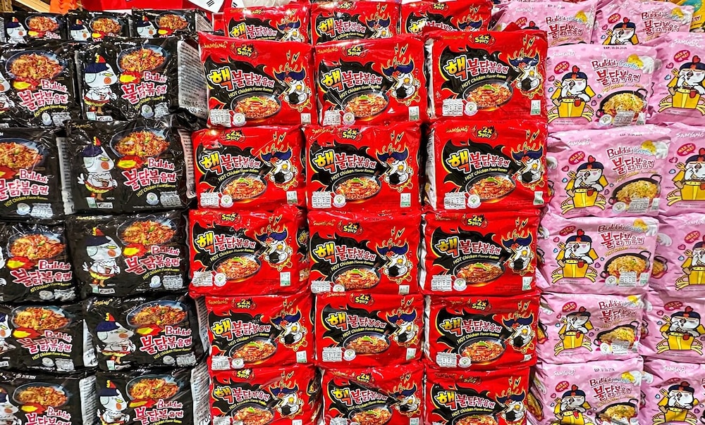 Buldak Ramen im Supermarkt