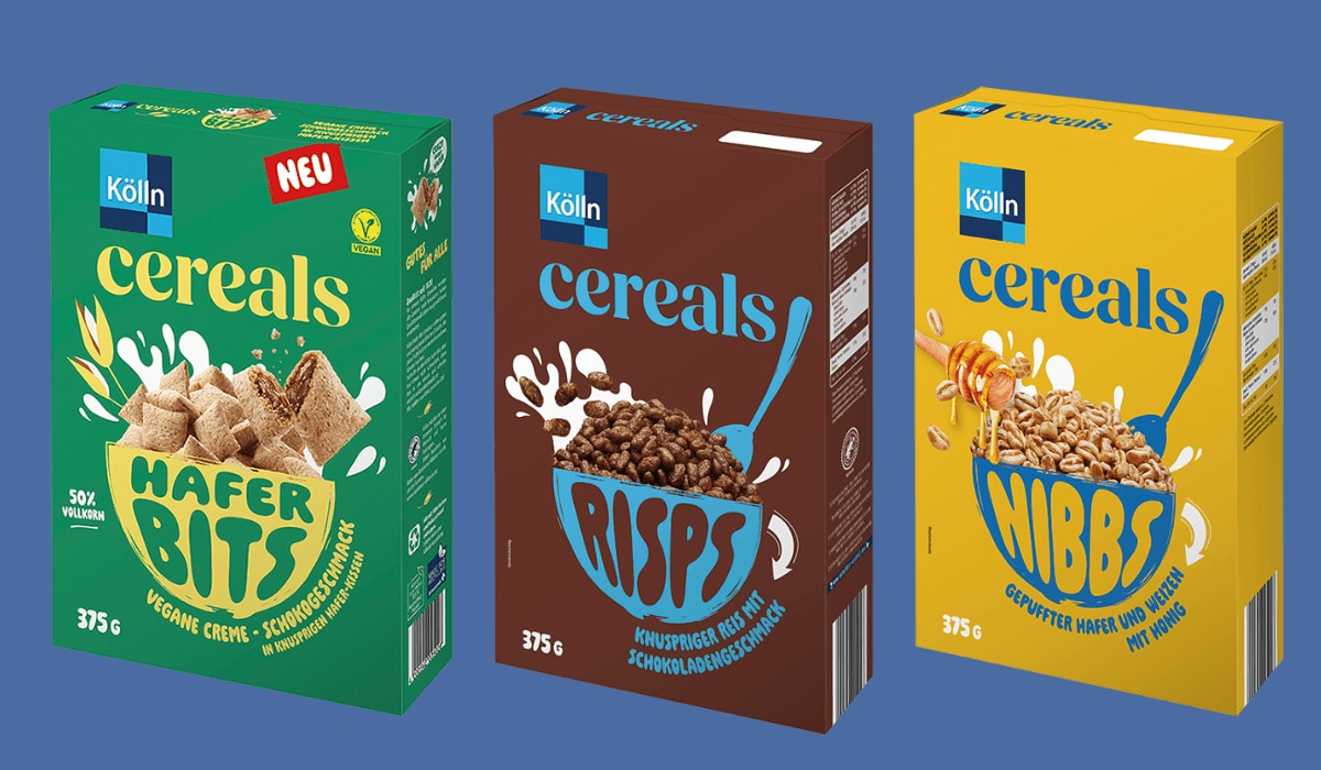 Kölln Cereals in drei Sorten