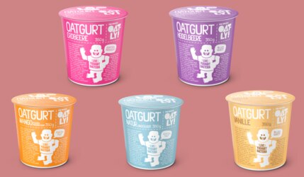 Oatly Oatgurt in fünf Sorten