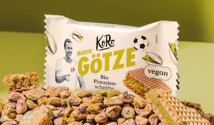 Pistazienschnitte von Mario Götze & KoRo