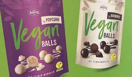 Neu von Zentis: Vegan Balls in zwei Sorten