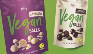 Zentis vegan Balls Produktneuheit in zwei Sorten