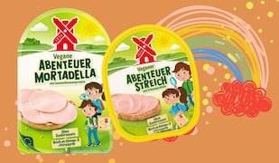 Rügenwalder vegane Abenteuer Mortadella & Abenteuer Streich für Kids