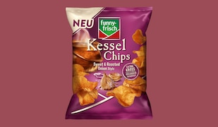 funny-frisch Kessel Chips: Neue Sorte Sweet & Roasted Onion Style