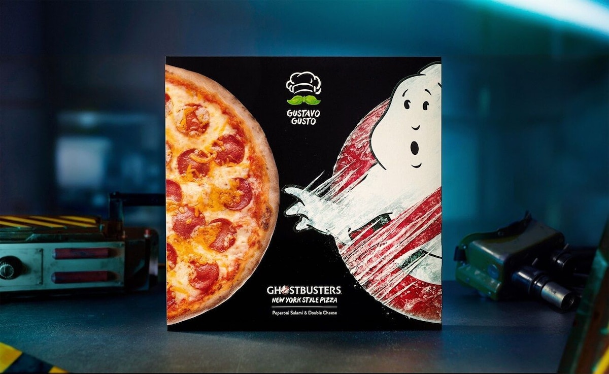 Gustavo Gusto Ghostbusters Pizza mit Double Cheese & Peperoni