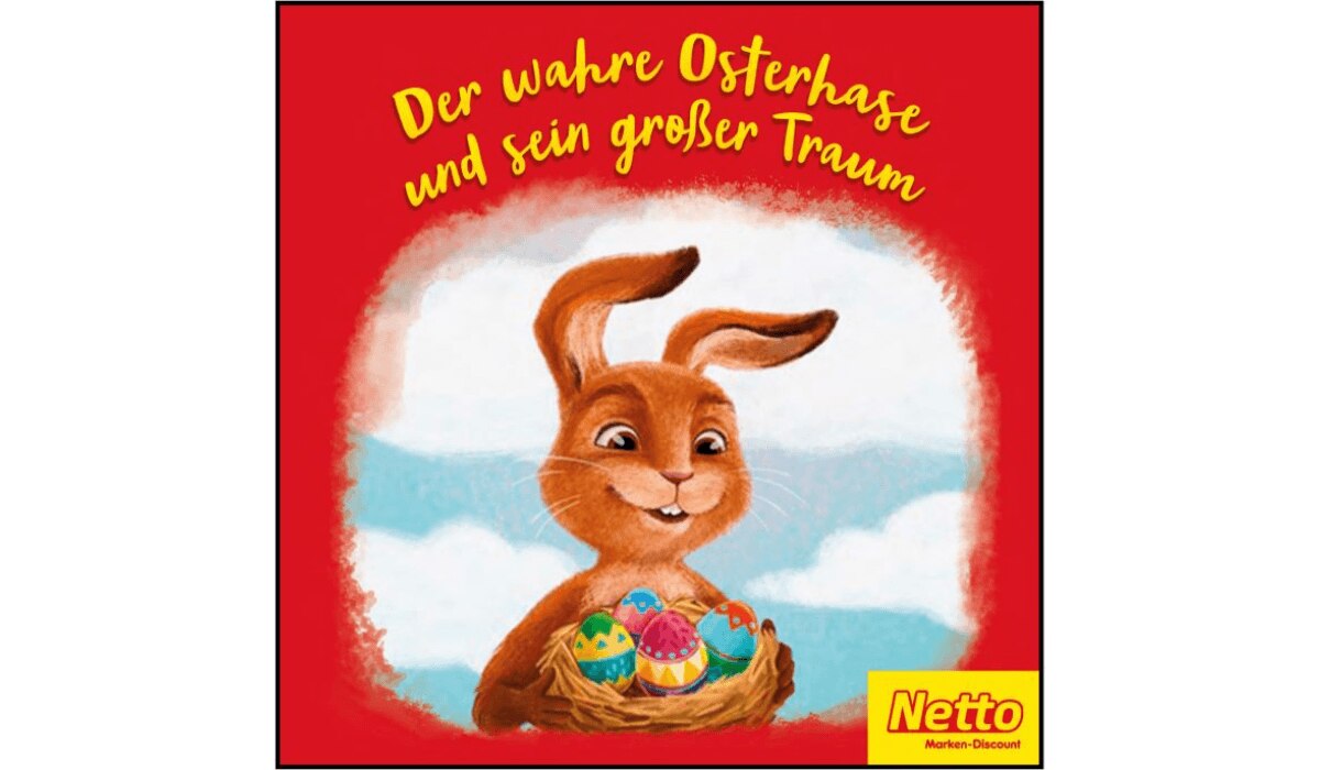 Kinderbuch Der wahre Osterhase und sein großer Traum von Netto Marken-Discount Ostern 2024