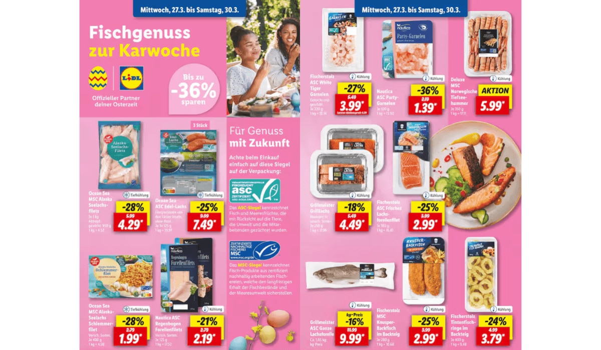 Lidl Prospekt-Highlight Fischgenuss