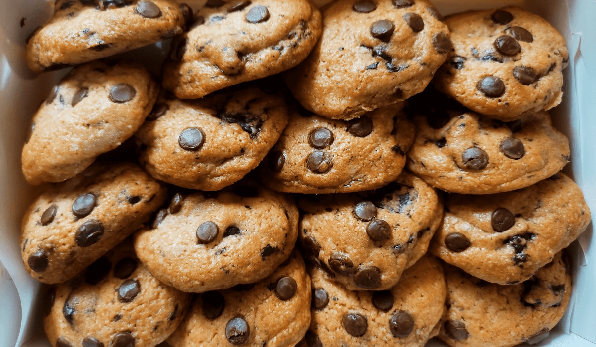 Peanutbutter Chocolate-Chip Cookies Airfryer