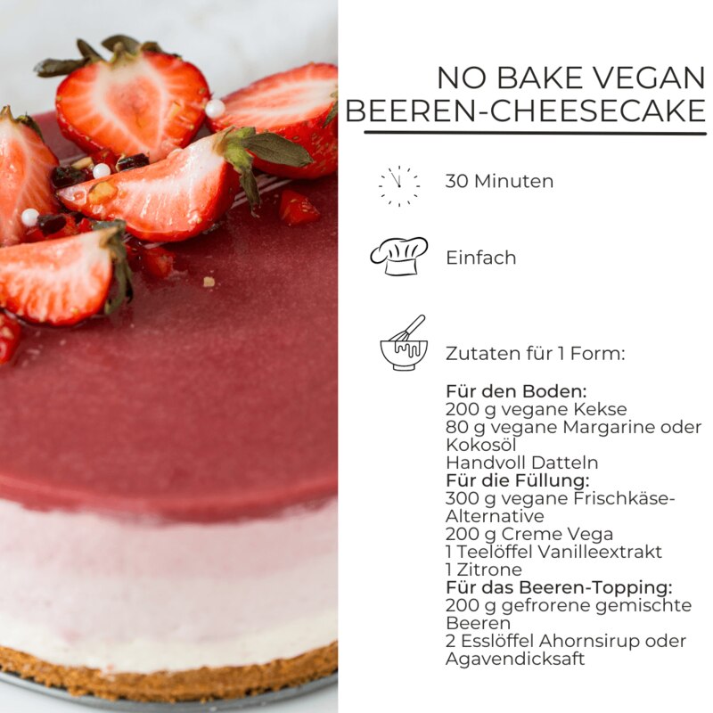Beeren Cheesecake