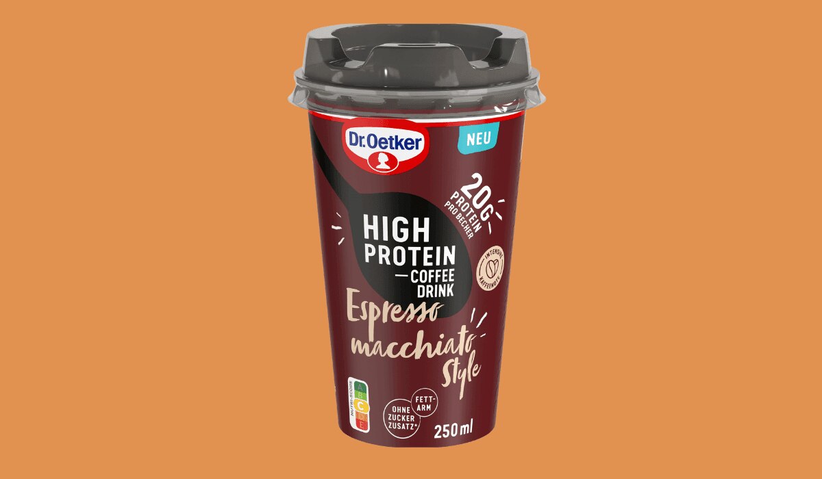 dr oetker coffee high Protein 