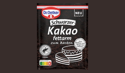 Dr. Oetker goes Black: Schwarzer Backkakao zum Färben!