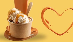 Die neue Muh-Muh's Toffee-Eiscreme aus dem Becher