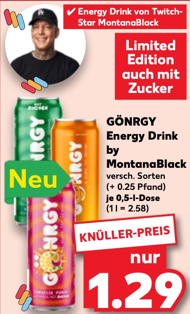 neue Sorten Gönrgy mit Zucker im Kaufland Prospekt ab 05.06.2025