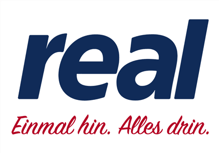 neues real logo dunkelblau