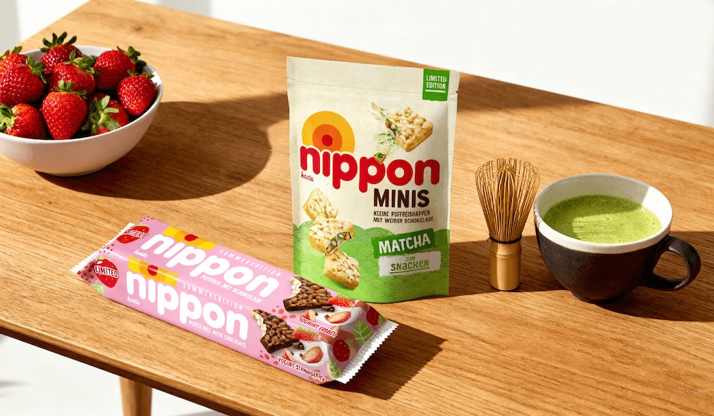 nippon Joghurt-Erdbeer & nippon MINIS Matcha von HOSTA: Verkaufsstart & Co.