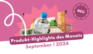 pinkes Header Image mit Bild Produkt-Highlights September 2024