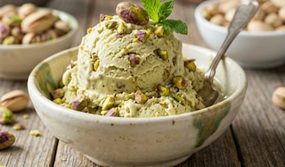 Aktueller Artikel zu Pistazien Pistazien-Eis: Das schnelle Rezept ohne Eismaschine!